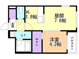 GRANDSUCCESSLUSSO 1LDKの間取図画像