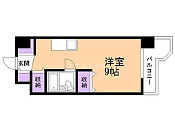 ラ・パルフェ・ド・札幌 ワンルームの間取図画像