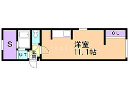 アイアール麻生5 ワンルームの間取図画像