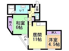 物件の間取り