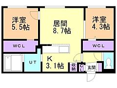 物件の間取り