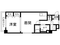 S-FORT札幌N15 1LDKの間取図画像