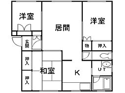 ロイヤル17 3LDKの間取図画像