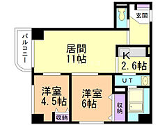 物件の間取り