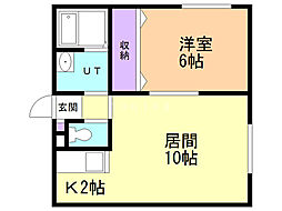 グランメゾン287 1LDKの間取図画像