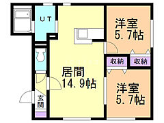 物件の間取り