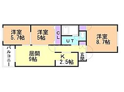 サンフロア山鼻（旧サイレンス山鼻） 3階