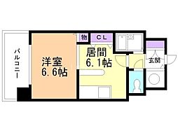 間取図画像 1DK