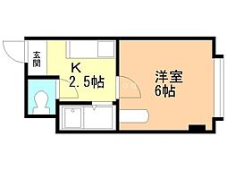 クロスコート 4階/405