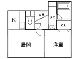 間取図画像 1LDK