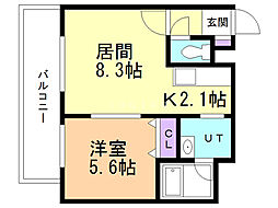 間取図画像 1LDK
