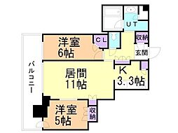 札幌市電2系統 狸小路駅 徒歩1分