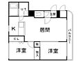 ブルーリーフ宮の森1階6.6万円