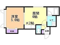 エクセレンス宮の森 2階/203
