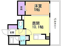 間取図画像 1LDK