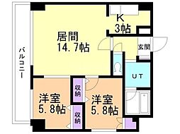 ハイムエルデＺＷ 3階/302