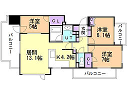 シティハウス円山 11階