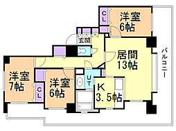 間取図画像 3LDK