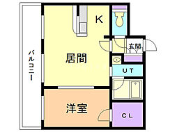 間取図画像 1LDK