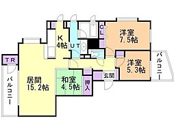 間取図画像 3LDK