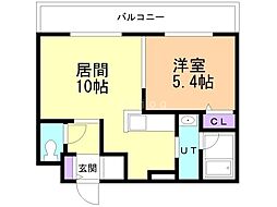 間取図画像 1LDK