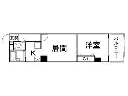 間取図画像 1DK