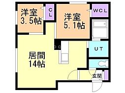 JR函館本線 桑園駅 徒歩5分 1階/-