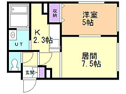ノーチェ 1LDKの間取図画像