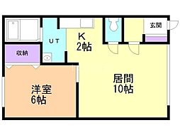 間取図画像 1LDK