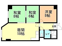 札幌市営東西線 西28丁目駅 徒歩1分 6階/-
