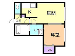 バンブー南6条 2階