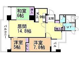 ライフプラザ北2条 15階/1503