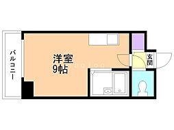 スカイハイツ ワンルームの間取図画像