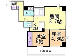 レジディア北2条イーストII 7階/703