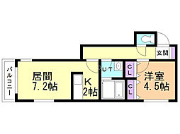 アヴァンツァーレ 4階/405