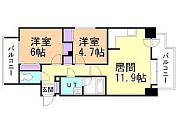 ドミ山鼻拾条 5階