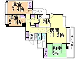 円山公園シティハウス 7階/708