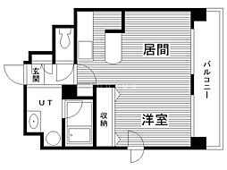 クレジデンス札幌・南4条 1LDKの間取図画像