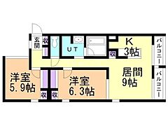 物件の間取り