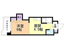 メゾン北一条 1DKの間取図画像