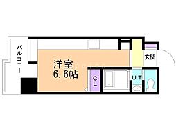 アヴィータ410 ワンルームの間取図画像