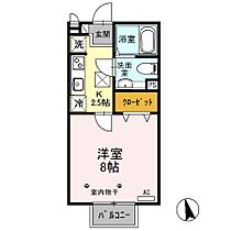 アゼリアヒル 105 ｜ 群馬県伊勢崎市除ケ町（賃貸アパート1K・1階・26.71㎡） その2