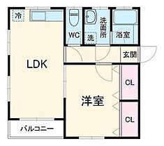 ソニックハイツ B201 ｜ 群馬県伊勢崎市堀下町（賃貸アパート1LDK・2階・39.68㎡） その2