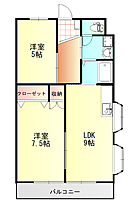 ル・ヴァンII 306 ｜ 群馬県伊勢崎市田部井町１丁目1078（賃貸マンション2LDK・3階・49.17㎡） その2