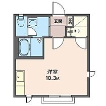 プランドールＤ 201 ｜ 群馬県伊勢崎市西田町（賃貸アパート1R・2階・27.50㎡） その2