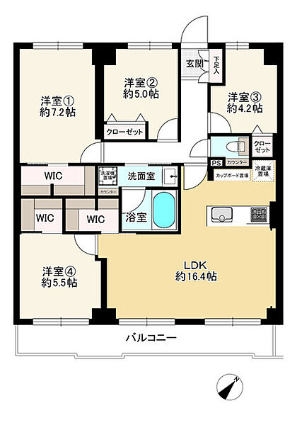 間取りを拡大表示