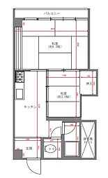 松原ビルの間取図画像