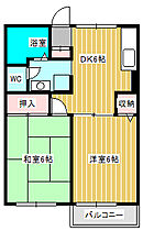 グリーンテリア第5  ｜ 千葉県松戸市中和倉（賃貸アパート2DK・2階・40.29㎡） その2