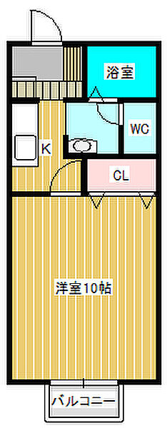 グリーンヴィレッジ 201｜千葉県松戸市東平賀(賃貸アパート1K・2階・30.08㎡)の写真 その2