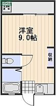 岡山県岡山市北区青江5丁目（賃貸マンション1R・4階・19.87㎡） その2